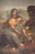 The Virgin and Child with Anne (mk05) Leonardo  Da Vinci